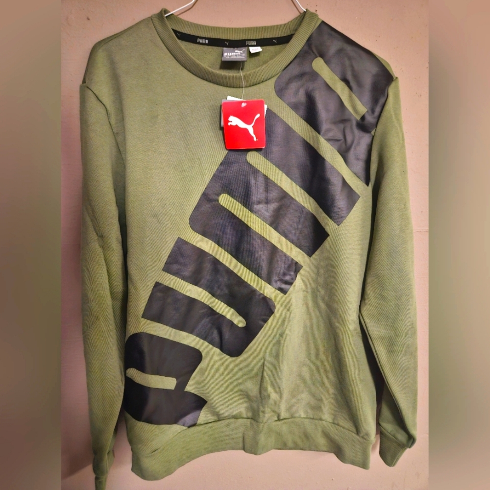 Puma Olive green Crew